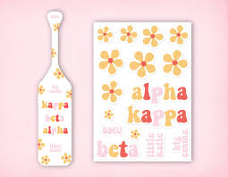 PADDLE STICKERS Customizable for Sorority Big Little Reveal Sorority Paddle  Big Little Gift Easy DIY - Etsy