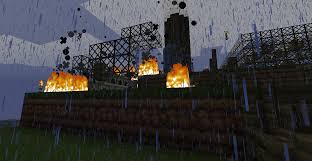 In creative mode, get a command block using /give command. Isn T Rain Supposed To Put Out Fires Survival Mode Minecraft Java Edition Minecraft Forum Minecraft Forum