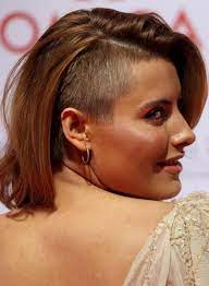 Bald Hairstyles One Side Shaved Long Bob Hairstyle Curly Hair Styles Half Shaved Hair Bob Hairstyles