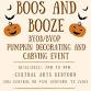 Boos and Booze Pumpkin Carving Night! 21+ event image
