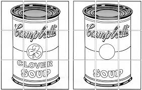 Andy warhol created ten different types of soup prints in his series of campbell's soup cans. Printable Pop Art Coloring Pages Novocom Top