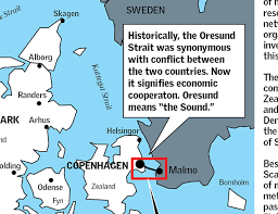 The bridge is called öresundsbron in sweden and øresundbroen in denmark. Oresund Bridge Map On Behance