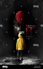 It (2017) directed by Andy Muschietti and starring Bill Skarsgård, Jaeden  Martell and Finn Wolfhard. Supernaural horror based on Stephen King's novel  about a shape shifting monster that takes the form of