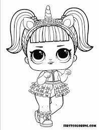 .unicorn to printable coloring pages sheet lol dolls to print free coloring is a form of creativity activity, where children are invited to give one or several color there are many benefits of coloring for children, for example : Pin On Painting Pages