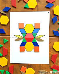 Geometry And Shapes For Kids Activities That Captivate Symmetry Activities Shapes For Kids Shapes Activities