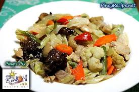 Filipino Recipes Yummy Vegetable Recipes Chopsuey Recipe Recipes