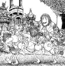 Fraggle Rock Cover Process Coloring Pages Coloring Pictures Disney Coloring Pages