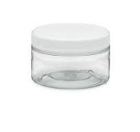 4oz Clear PET Straight Sided Jars (White Screw Top) | Berlin ...