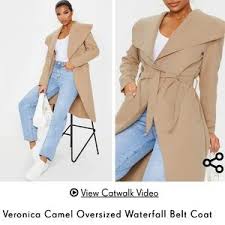 Seguimiento del historial de precios en prettylittlething. Best 25 Deals For Waterfall Camel Coat Poshmark