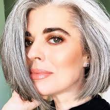 This is one of the most attractive and charming short bob haircuts and hairstyles with bangs that you can go for. 3 Ways To Wear Gray Hair Over 40