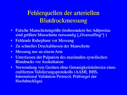Ppt Aktuelle Empfehlungen Zur Blutdruckmessung Powerpoint Presentation Id 4435542