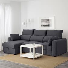 Da freut man sich fast ein wenig über. Eskilstuna 3er Sofa Mit Recamiere Hillared Anthrazit Ikea Deutschland