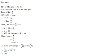Profit And Loss Rs Aggarwal Class 8 Maths Solutions Ex 10a Pdf Maths Solutions Math Class 8