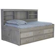 Os Home And Office Furniture Charcoal Gray Series Charcoal Gray Twin Size Daybed With 6 Drawers 83222 6 Kd The Home Depot In 2021 Twin Bed With Drawers Daybed With Drawers Daybed With Storage