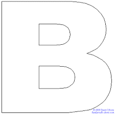 Kids Crafts Letter B Coloring Pages Letter B Alphabet Print