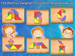 A tangram puzzle focuses on the objective to rearrange the seven separate pieces into a complete image of various shapes (in outline or silhouette only). Tangrams Block Puzzles For Kids Adults For Android Apk Download