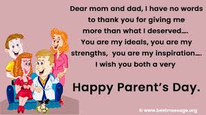 Established in 1994 by president clinton, it is held every year on the fourth sunday of july. Happy Parents Day 2021 Wishes Messages Parents Quotes