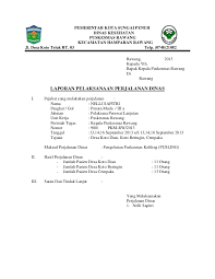 Yang bertanda tangan di bawah ini, kami kepala desa jelekong kecamatan cileunyi kabupaten bandung, menerangkan bahwa : Laporan Perjalanan Dinas Puskesmas Rawang Kota Sungai Penuh Provinsi