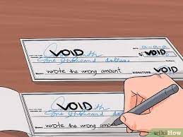 A voided check is one that is not going to be used and shouldn't be cashed. How To Void A Check 8 Steps With Pictures Wikihow