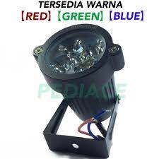 Lampu tembak spotlight taman dengan daya 53 watt model plafon yang dapt dipasangkan pada. Jual Lampu Taman Outdoor Indoor Led 5 Watt Lampu Sorot Led Eurution 5w Merah Kota Tangerang Selatan Pediace Tokopedia