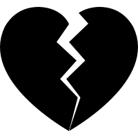 Noun Project Broken Heart Tattoo Broken Heart Photos Broken Heart Drawings