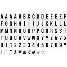 Symbols And Letters For Lightboxes Eutopica