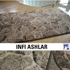 Designer teppich modern trendig meliert steinoptik mauer muster wohnzimmer braun. Laufer Infi Ashlar Nature Grau 100 Cm Breit Michelberger Ihr Trendy Teppich Shop