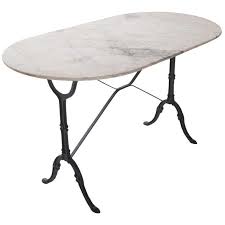 French 1920 S White Marble Top And Iron Bistro Table Patio Furnishings Bistro Table Outdoor Patio Furniture Sets