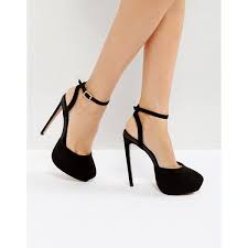 Ankle Strap Black Platform Sandals Asos Paula Platform Heels 52 Liked On Polyvore Featuring Shoes Pumps Heels Black Ankle Strap Pumps Prom Shoes Pumps Black Shoes Heels Prom Shoes Black
