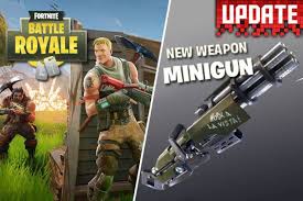 The plot of this project implies a kind of global cataclysm on earth, after which dangerous storms begin to rage. Fortnite Minigun Update New Battle Royale Download Release Teased For Ps4 Xbox Pc Daily Star