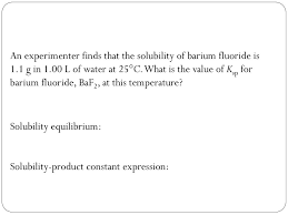 Solubility And Complex Ion Equilibria Ppt Download