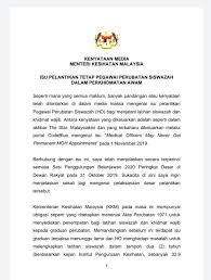 Penolong pegawai tadbir 3.penolong pegawai pertanian 4. Kkmalaysia On Twitter Kkm Tidak Mampu Menyerap Sepenuhnya Pegawai Perubatan Siswazah Ho Ke Jawatan Tetap Termasuk Graduan Tajaan Kerajaan 16 407 Ho Telah Dilantik Secara Kontrak Dan 1 152 Masih Menunggu Kenyataan Penuh Men