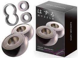 The uniquely shaped pieces, along with numerous solutions, make this a difficult puzzle. Hanayama Cast Puzzle Level 6 Infinity Mindteasers Hanayama Cast The Games Shop Board Games Card Games Jigsaws Puzzles Collectables Australia