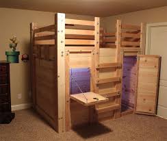 This bed is made from strong hardwood. Queen Loft Bed Plans The Bed Fort Loft Bed Plans Pallet Loft Bed Diy Bunk Bed