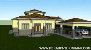 Pelan rumah 1 tingkat 4 bedroom 3 bathroom (2152 kaki persegi). Pelan Rumah D1 17 Pelan Rumah Banglo Setingkat 4 Bilik 2 Bilik Air By Rekabentuk Rumah