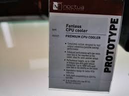 noctua concept fanless cpu cooler: up