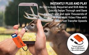 Some phones make editing your videos easier and others have features exclusive to them. Amazon Com Boneview Sd Card Reader For Android Type C Usb Trail Camera Viewer Play Deer Hunting Photo Video From All Game Cam Memory On Any Smart Phone Samsung Moto Lg