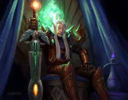 Lor Themar Theron Good Image But It S A Shame That He Has His Two Eyes In Here World Of Warcraft Characters World Of Warcraft Elf Warrior