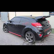 The back of your car will look trick with this wing, and it will make your car more aerodynamic at speed. Rear Roof Wing Spoiler Unpainted Parts For Hyundai Veloster Turbo 2012 2016