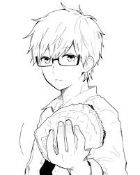 Anime Boy With Glasses Drawing Anime Boy Sketch Anime Drawings Boy Anime Glasses Boy