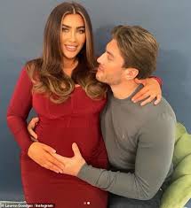 And lauren goodger displayed her growing baby bump while stepping out in essex on tuesday with her boyfriend charles drury after. Pregnant Lauren Goodger Enjoys Valentine S With Charles Drury Daily Mail Online