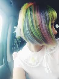 Melanie Martinez On Twitter Hair Rainbow Hair Pastel Hair Short