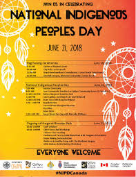 Indigenous peoples' day is a holiday that celebrates and honors native american peoples and commemorates their histories and cultures. National Indigenous Peoples Day Corner Brook Qalipu