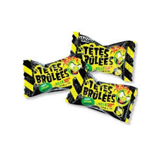 Tetes Brulees Citron Double Choc Generation Souvenirs Bonbon Des Annees 80 Bonbon Haribo Bonbon