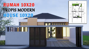 Find over 100+ of the best free modern house images. Rumah 10x20 Tropis 1 Lantai House Modern 10x20 With Modern Youtube