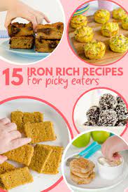 Give oatmeal and other cereals to children who don't have teeth and are too young for. Iron Rich Recipes For Kids Picky Eater Recipes Kids Snack Food Iron Rich Foods