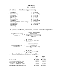 Doc Chapter 4 Job Costing Cristy Sevilla Academia Edu