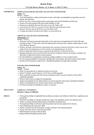 collection supervisor resume samples