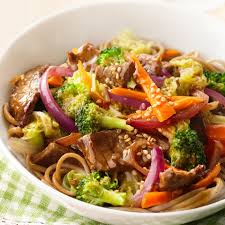 This easy beef stir fry with noodles can be made in just 20 minutes! Diabetic Beef Recipes Eatingwell
