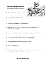Gilded Age Webquest Webquest Gilded Age Age